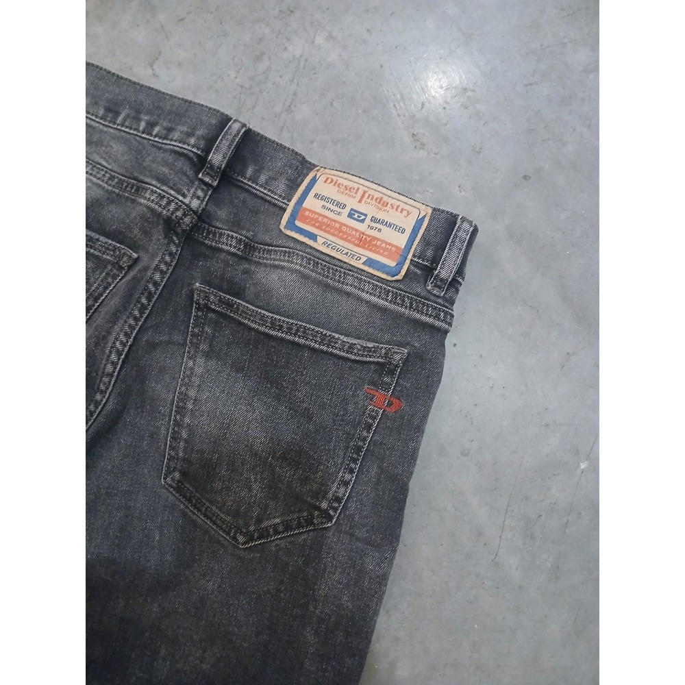 DIESEL Men's Size W30xL28 (Tag 28x 32) Black 2019 D-Strukt Slim  Jeans - Picture 10 of 11